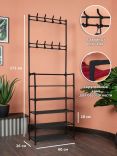 Вешалка напольная для одежды Helex Home W-11, черная
