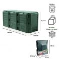 Компостер Prosperplast IKSM1200Z-G851