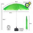 Зонт пляжный, садовый Green Glade A0013S зеленый
