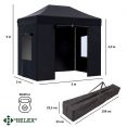 Шатер для дачи Helex 4322 S6.4, 3x2м черный