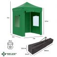 Шатер для дачи Helex 4220 S6.5, 2x2м зеленый