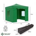 Шатер Helex 4331 S8.1, 3x3м зеленый
