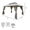 Шатер-беседка Green Glade 1068 3х4м полиэстер
