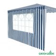 Стенка для садового тента Green Glade 1,95х2,95м полиэстер с окном синяя Артикул: 4120